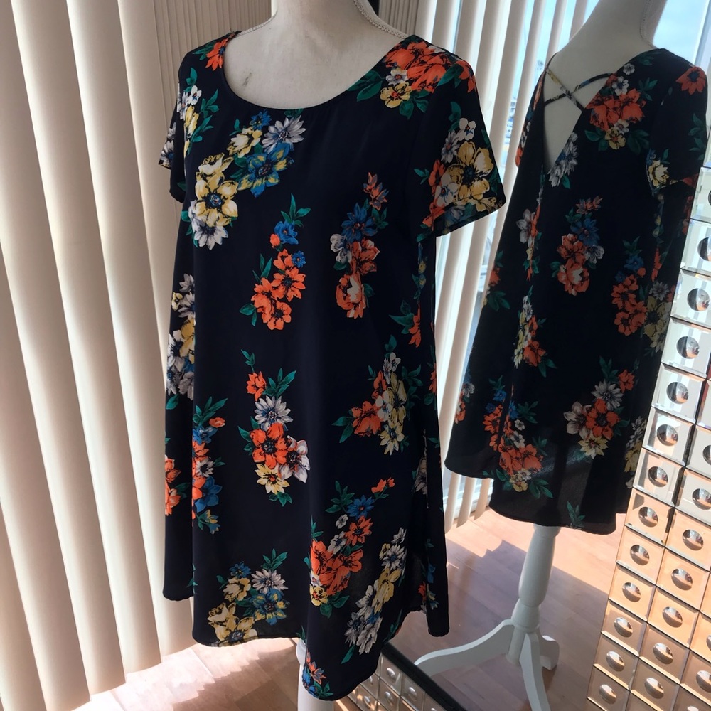 Blue Floral Dress